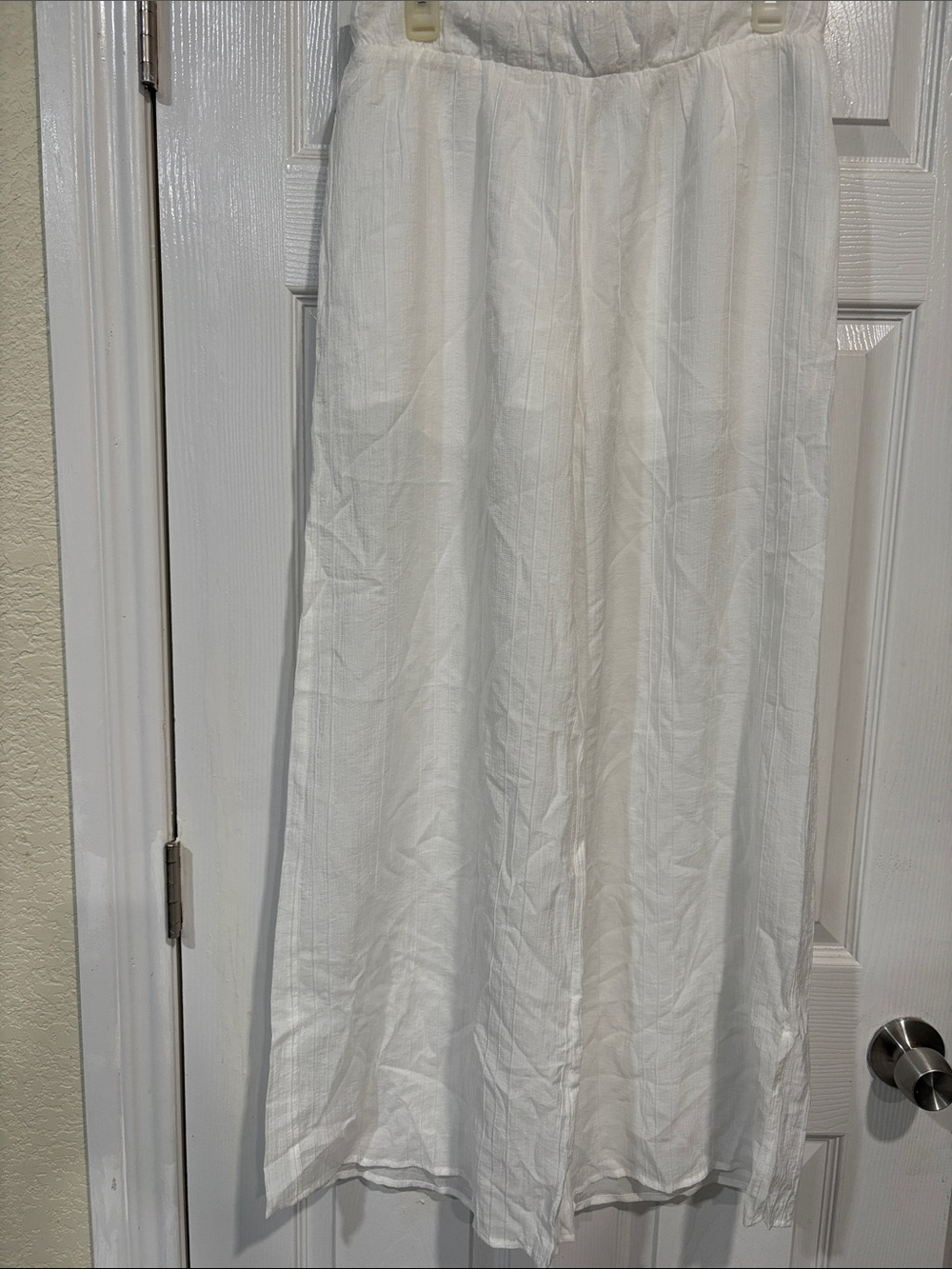 Forever 21 White Wide Leg Pants